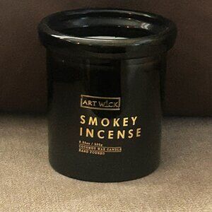 NWT Art Wick Hand Poured Coconut Wax Smokey Incense Candle